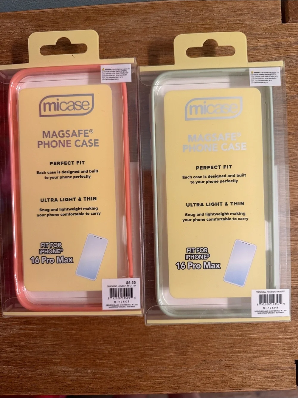 Magsafe Compatible IPhone 16 Pro Max Case Duo - Pink Cherry & Sage Green